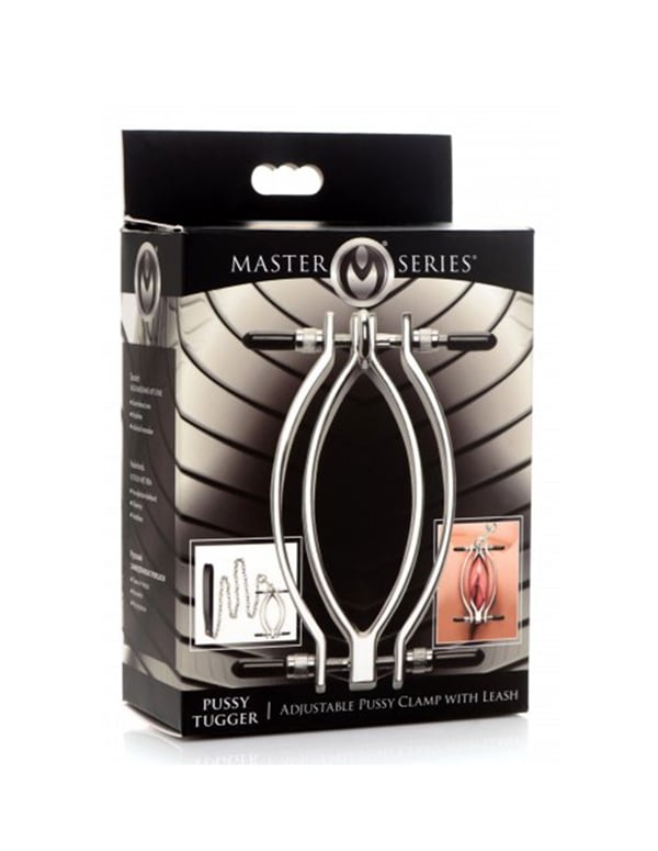 Master Series Pussy Tugger Adjustable Clamp With Leash ALT5 view Color: SL