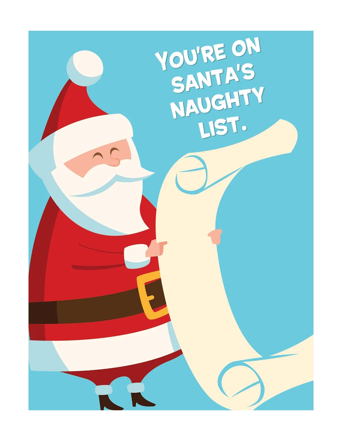 alternate image for You're On Santa's Naughty List