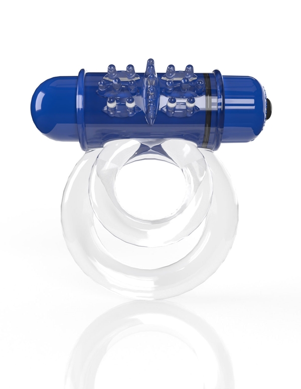SCREAMING O DOUBLE O6 VIBRATING COCK RING ALT2 view Color: BBY