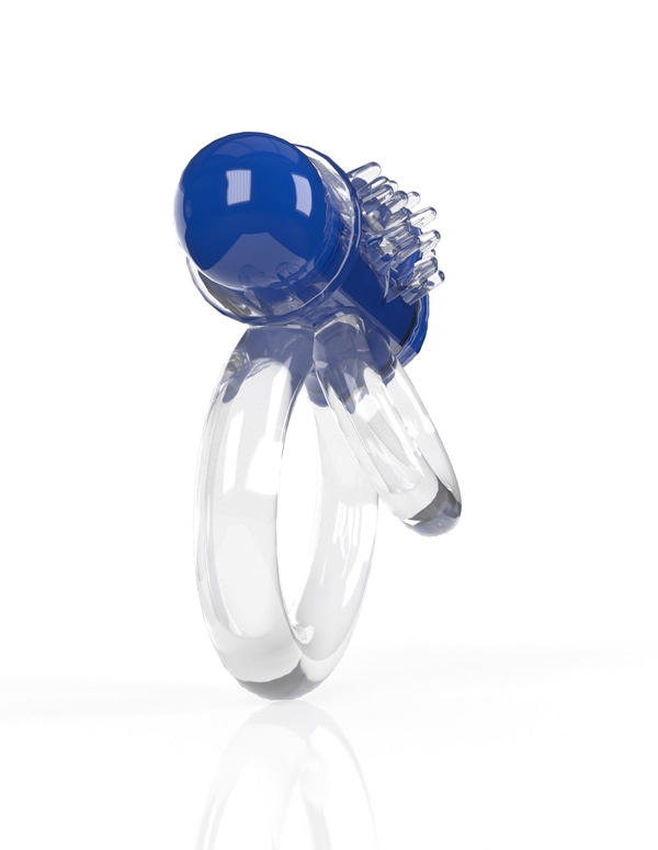 SCREAMING O DOUBLE O6 VIBRATING COCK RING ALT4 view Color: BBY