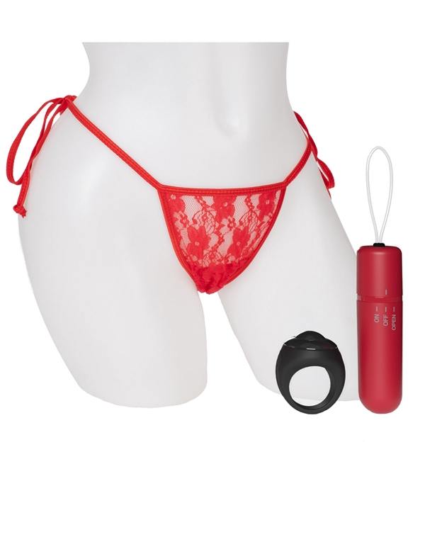 MY SECRET SCREAMING O RED VIBRATING PANTY SET - 4TPNT-R-03115 | Lover's Lane