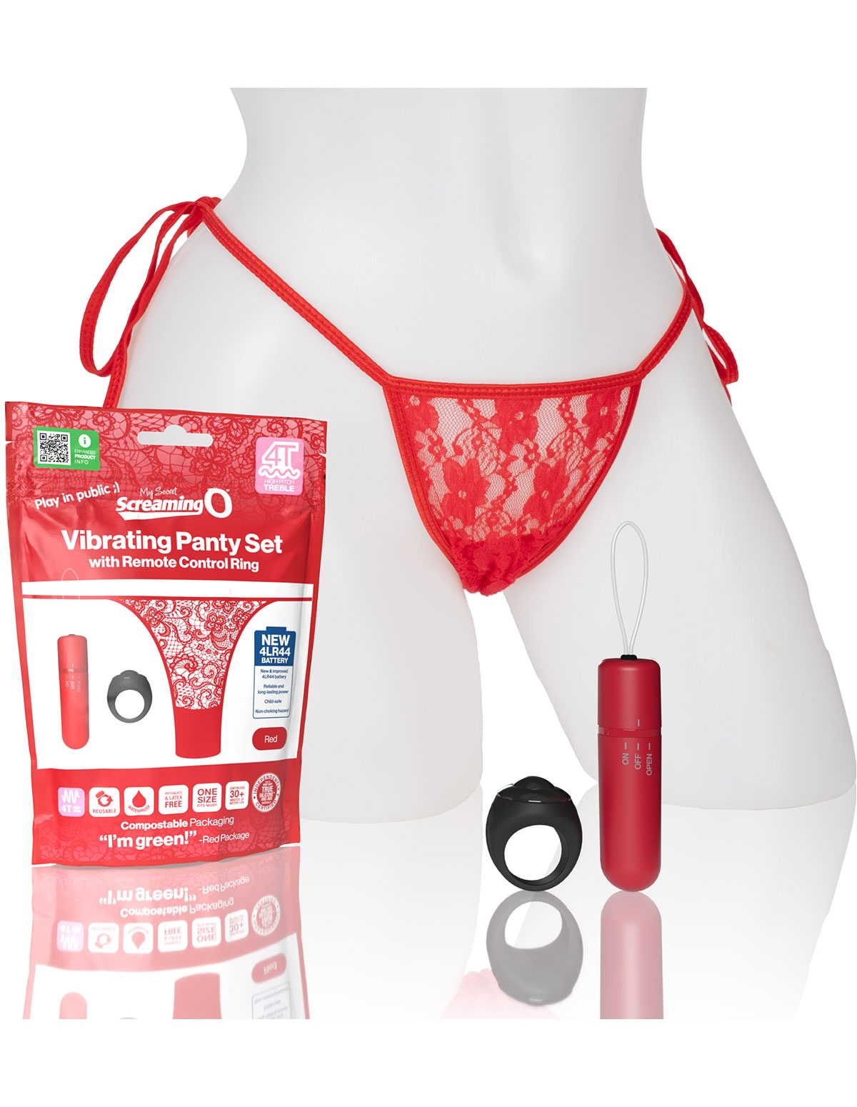 red vibrating panties Red Vibrating Panties 10-Function App Wireless Control Underwear Women  Panties