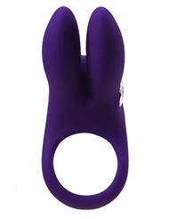 Alternate back view of SEXY BUNNY RECHARGEABLE C-RING