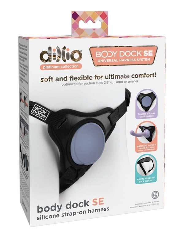 Dillio Platinum Body Dock Universal Harness ALT6 view Color: BK