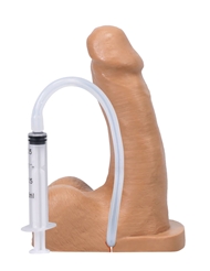 Front view of TANTUS POP N' PLAY SQUIRTING PACKER - SOFT SILICONE