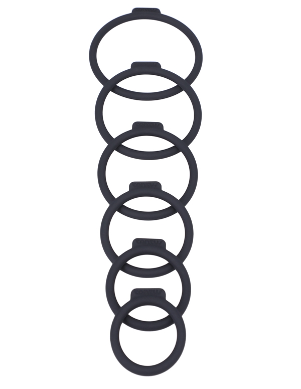 Tantus Silicone O-Ring Kit default view Color: BK