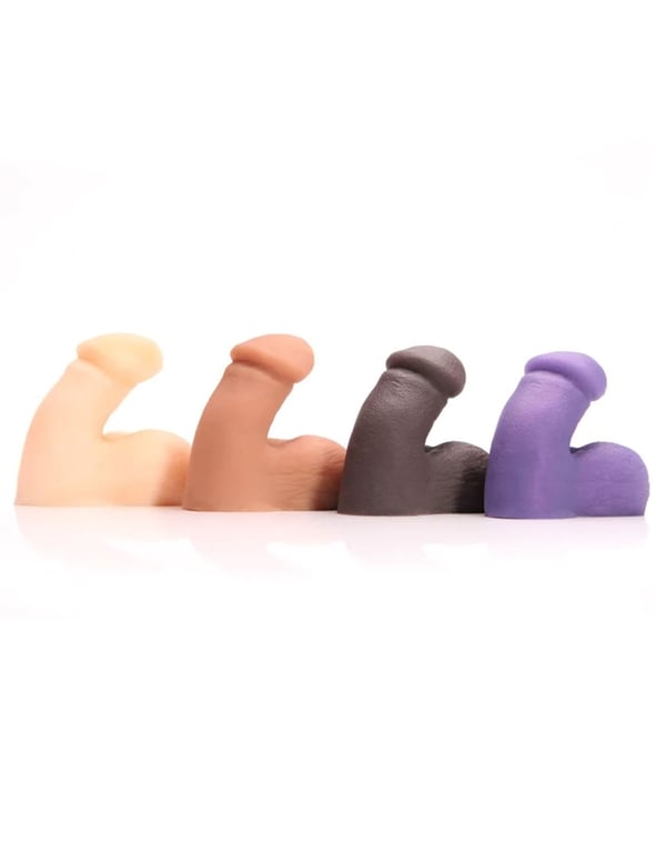 Tantus On The Go Dark Packer - Super Soft Silicone ALT2 view Color: CHO