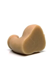 Alternate back view of TANTUS ON THE GO TAN PACKER - SUPER SOFT SILICONE