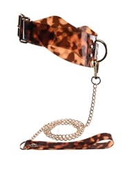 Additional  view of product SINCERELY AMBER COLLAR AND LEASH with color code AMB