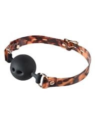 Additional  view of product SINCERELY AMBER BALL GAG with color code AMB