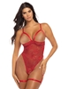Additional RED view of product ELAYNE OPEN SHELF CUP TEDDY with color code RD