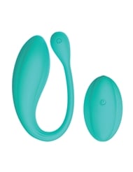 Additional  view of product LOVE ESSENTIALS CALLIOPE SILICONE VIBRATOR WITH REMOTE with color code TL