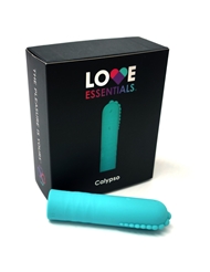 Alternate back view of LOVE ESSENTIALS CALYPSO SILICONE BULLET