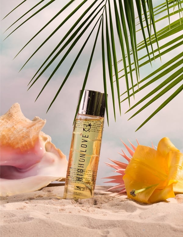 High On Love Sensual Massage Oil - Tropical Sunset ALT3 view Color: NC