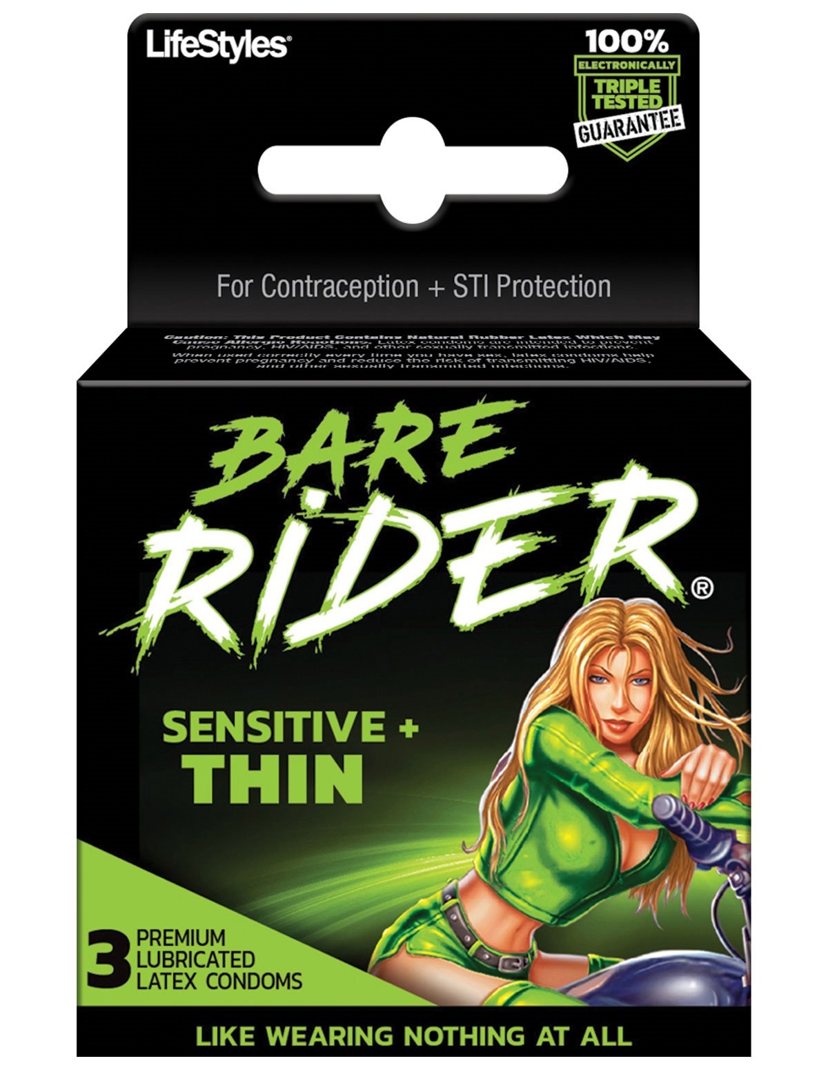 alternate image for Bare Rider Bare Thin Condoms 3Pk