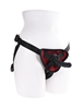 Additional BLACK/RED view of product SPORTSHEETS SAFFRON SILICONE PEGGING KIT with color code BKR