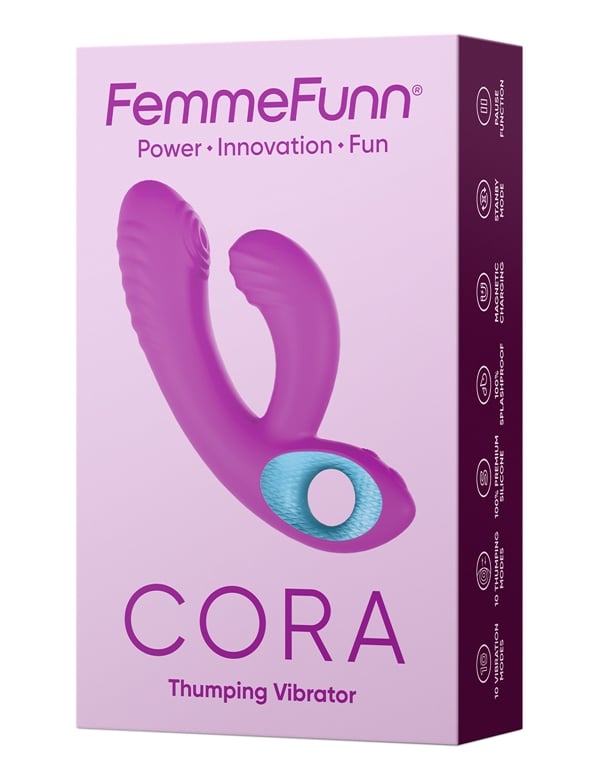 Femme Funn Cora Thumping Dual Stimulator ALT4 view Color: PR