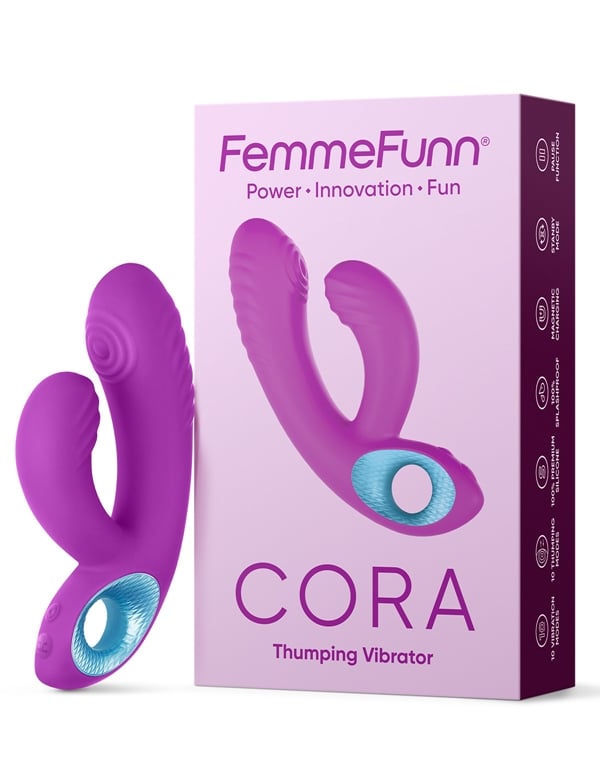 Femme Funn Cora Thumping Dual Stimulator ALT5 view Color: PR