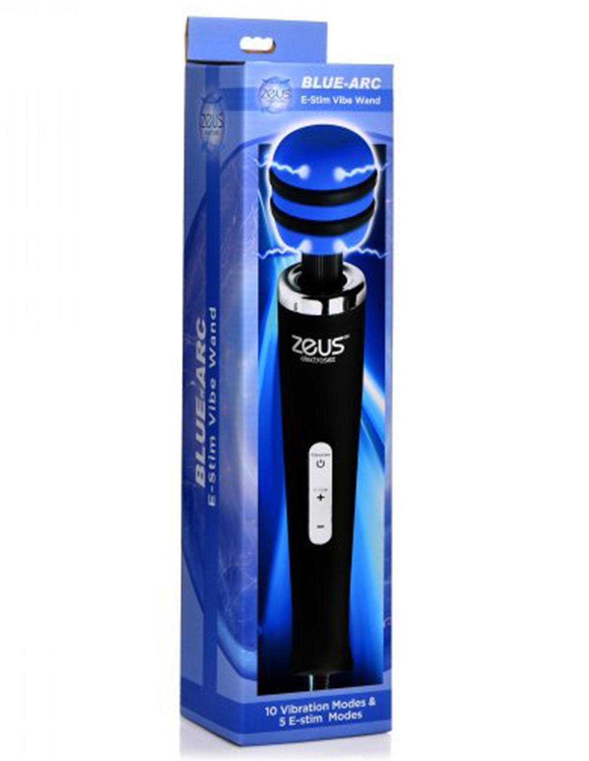 alternate image for Zeus Blue-Arc E-Stim Vibe Wand