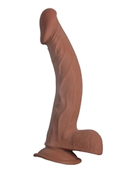Alternate back view of REALCOCKS DUAL LAYERED 9 BENDABLE DONG