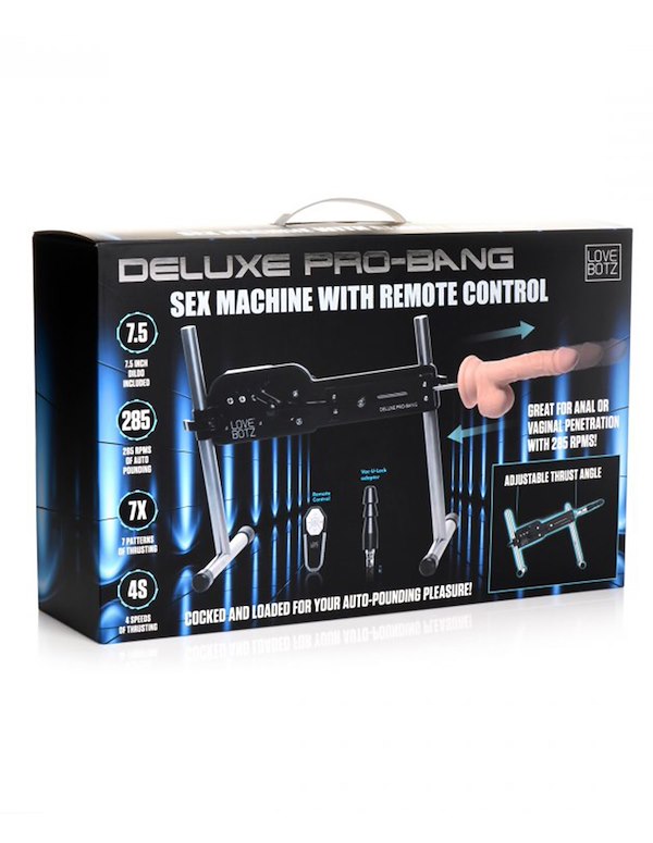 DELUXE PRO-BANG SEX MACHINE WITH REMOTE CONTROL ALT2 view Color: NC