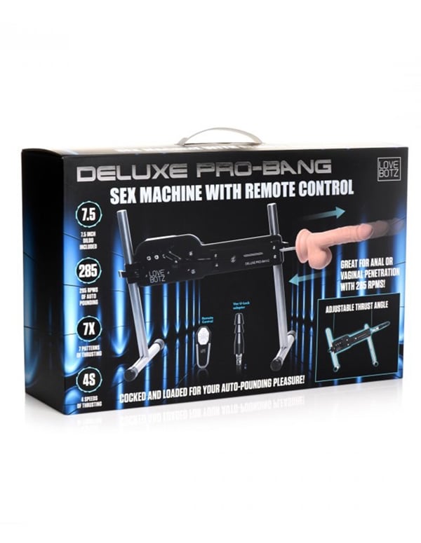 Deluxe Pro-Bang Sex Machine With Remote Control default view Color: NC