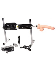 Alternate front view of DELUXE PRO-BANG SEX MACHINE WITH REMOTE CONTROL