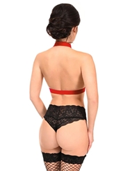 Alternate back view of STRETCHY CAGED BRA PLUS SIZE HARNESS