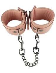 Additional  view of product PINK KINK FAUX LEATHER ANKLE RESTRAINTS with color code PK