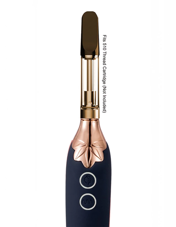 VAPORATOR - SILICONE SMOKABLE VIBRATOR ALT1 view Color: BKG