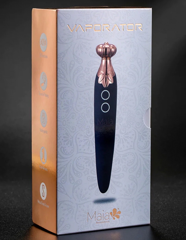 VAPORATOR - SILICONE SMOKABLE VIBRATOR ALT3 view Color: BKG