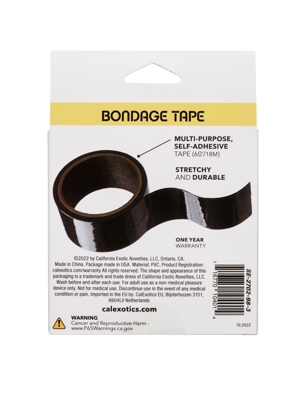 BOUNDLESS BONDAGE TAPE ALT4 view Color: BK