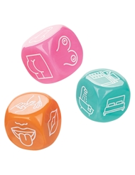 Alternate back view of NAUGHTY BITS ROLL WITH IT SEX DICE GAME