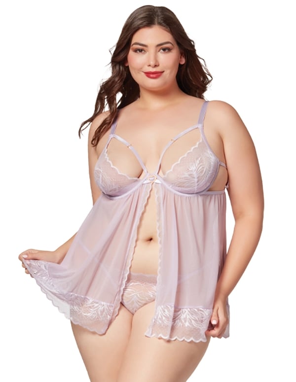 House Of Hearts Plus Size Babydoll default view Color: LV