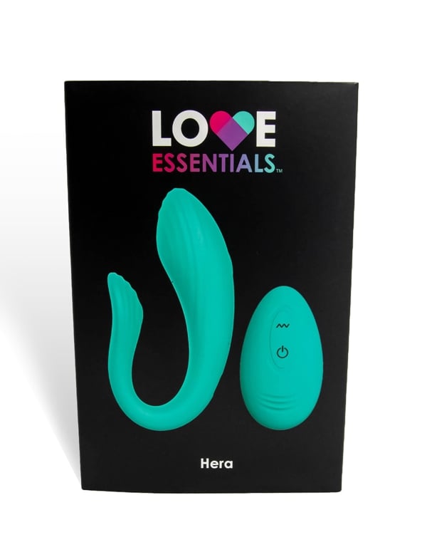 Love Essentials Hera Silicone Couples Toy With Remote ALT4 view Color: TL