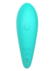 Alternate back view of LOVE ESSENTIALS HERA SILICONE COUPLES TOY WITH REMOTE
