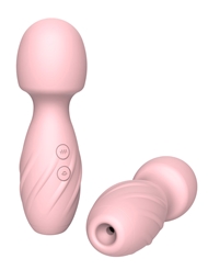 Alternate back view of LOVE ESSENTIALS OH MY DUAL FUNCTION MASSAGER