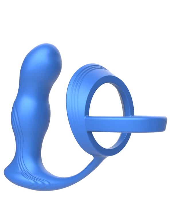 Love Essentials Oh Boy Prostate Massager App Controlled With C-Ring default view Color: BL