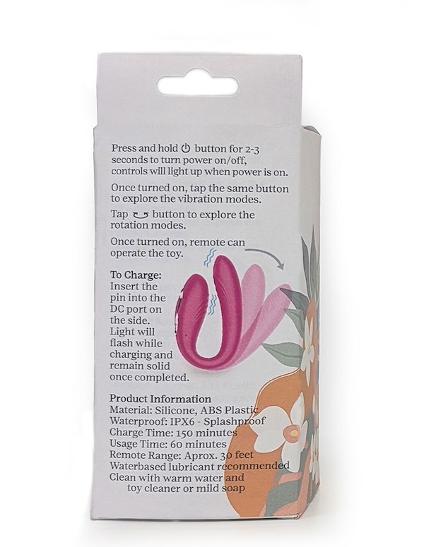 PLEASURE BRANDS - COUPLES TOY WITH REMOTE ALT5 view Color: PK