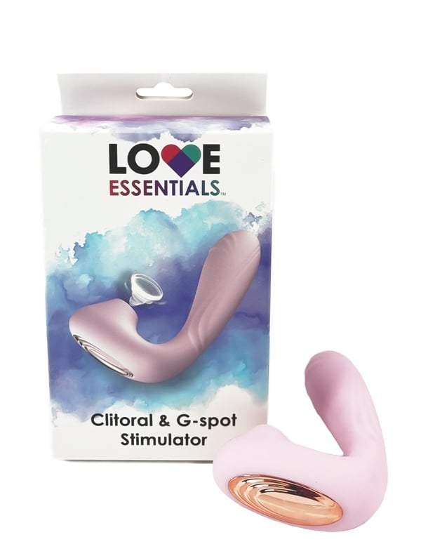 Love Essentials Clitoral And G-Spot Stimulator ALT2 view Color: PK