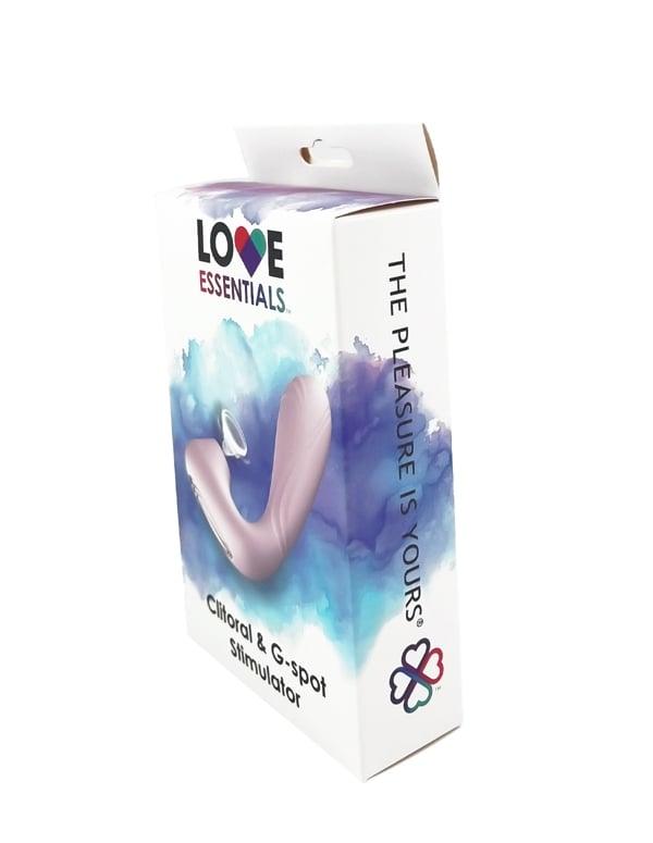Love Essentials Clitoral And G-Spot Stimulator ALT3 view Color: PK