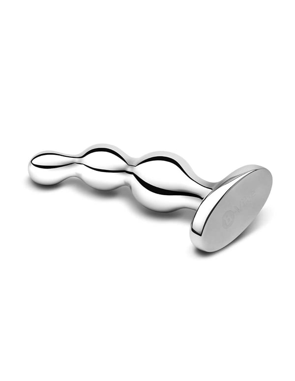 B-Vibe Stainless Steel Anal Beads ALT4 view Color: SL