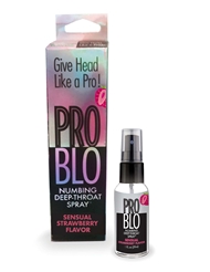 Alternate front view of PROBLO NUMBING SPRAY - STRAWBERRY