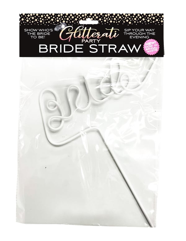 Glitterati Bride Straw default view Color: WH