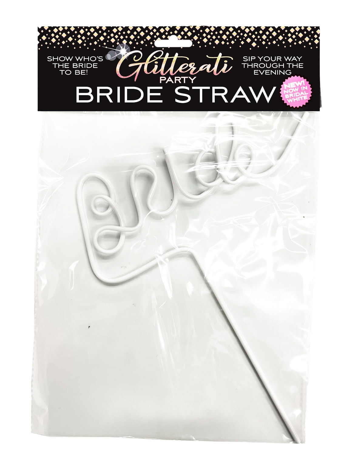 alternate image for Glitterati Bride Straw