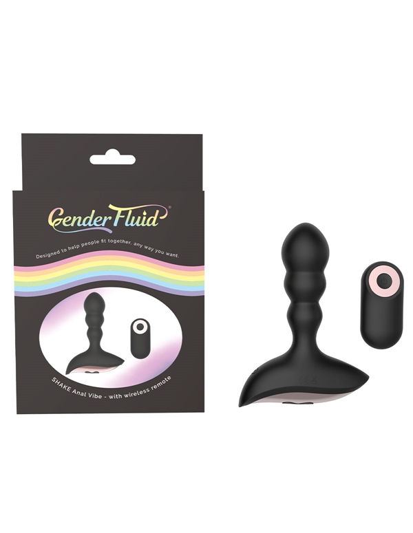 GENDER FLUID - SHAKE ANAL VIBE ALT3 view Color: BK