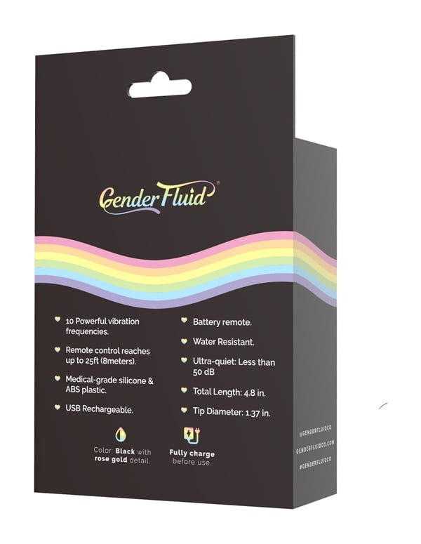 Gender Fluid - Buzz Anal Vibe ALT2 view Color: BK