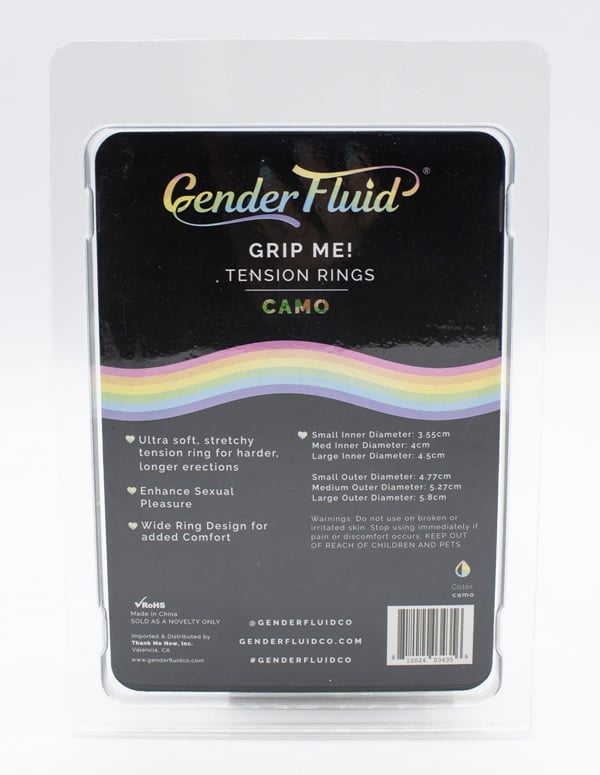 Gender Fluid - Grip Me! Tension Ring Set ALT2 view Color: CA