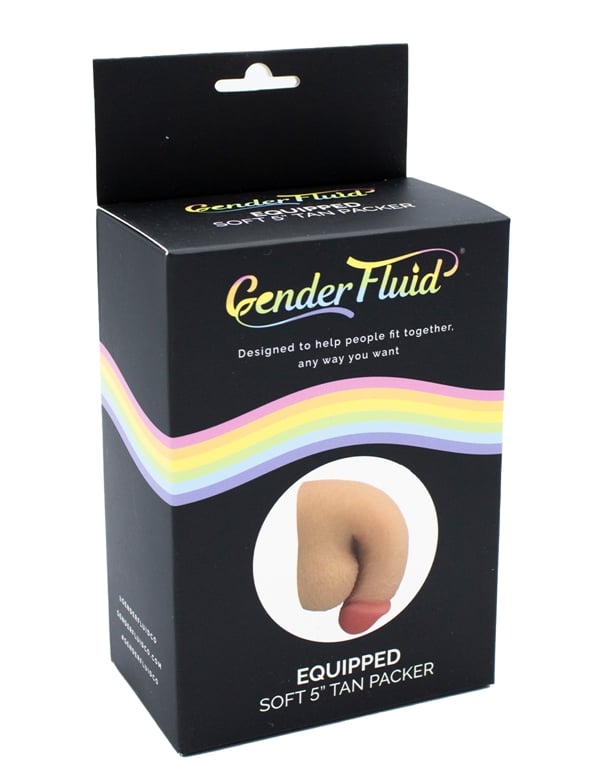 Gender Fluid - 5 Inch Light Soft Packer ALT1 view Color: VA