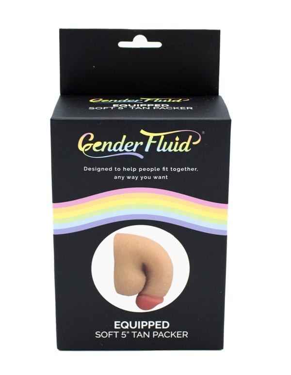 Gender Fluid - 5 Inch Light Soft Packer ALT3 view Color: VA